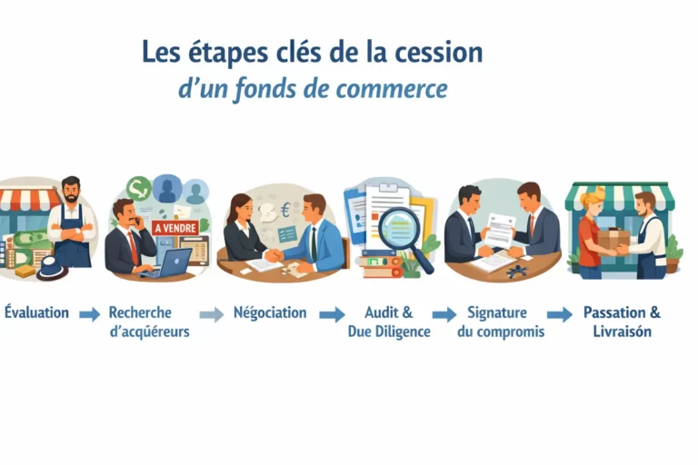 icones symbolisant les étapes