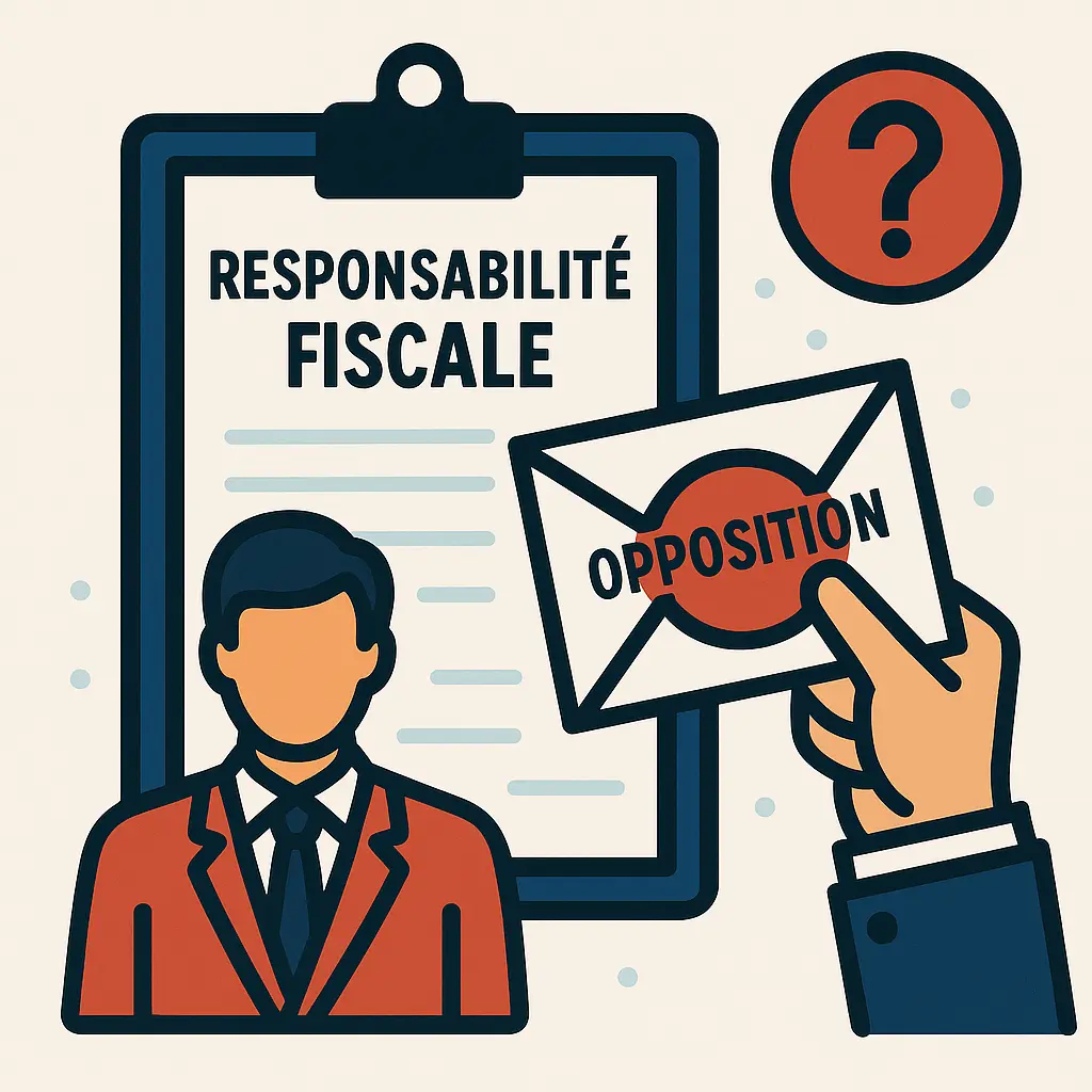 enveloppe sur laquelle est écrit opposition