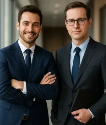 deux hommes en costume
