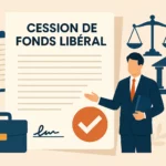 homme en costume et symboles justice